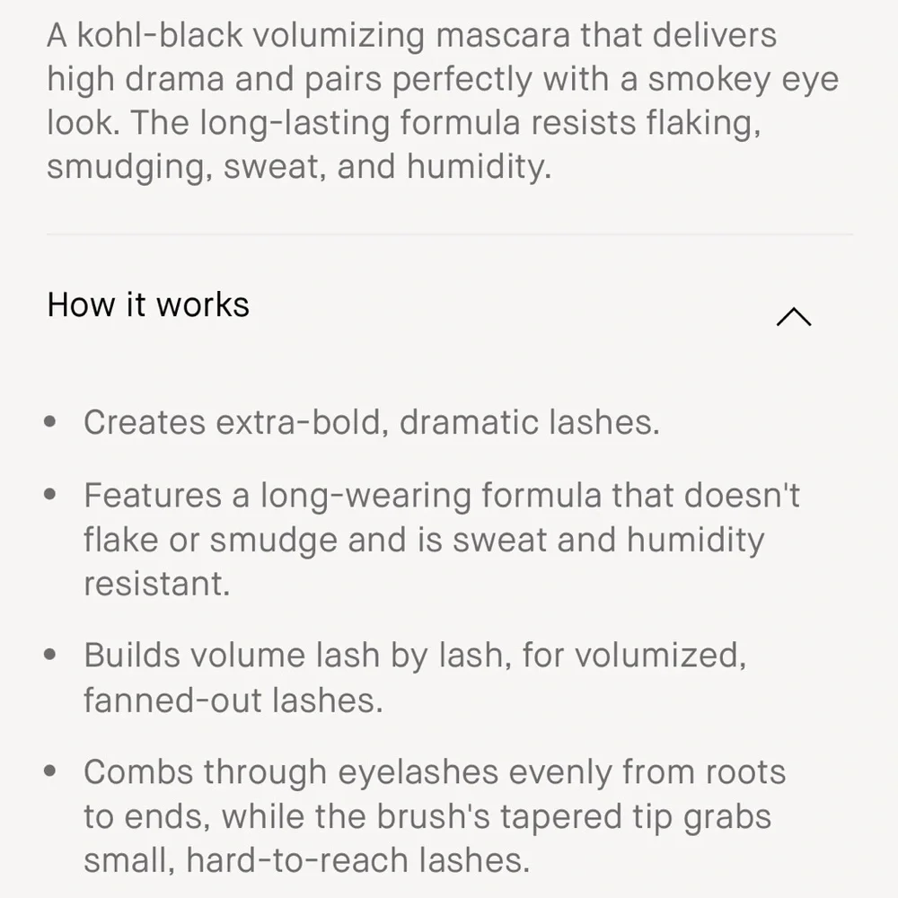 Bobbi Brown Smoky Eye Mascara - Black Full Size New w/o Box
